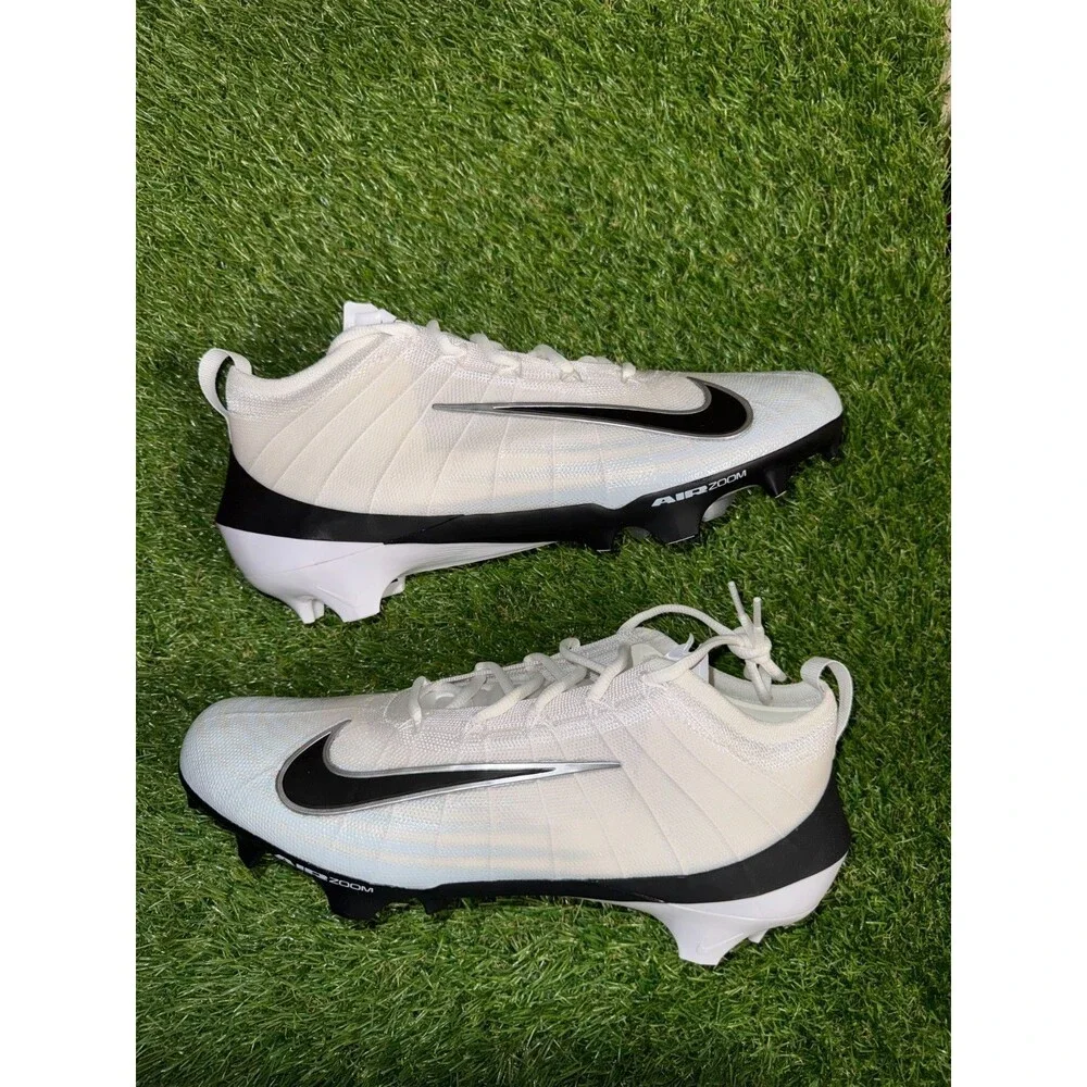 Mens 11 Wide Nike Zoom Air Vapor Elite PE Football Cleats White Black HV2724-100